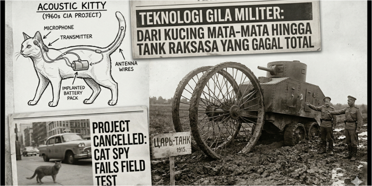 4 Teknologi Militer Paling Gila dalam Sejarah yang Berujung Gagal Total